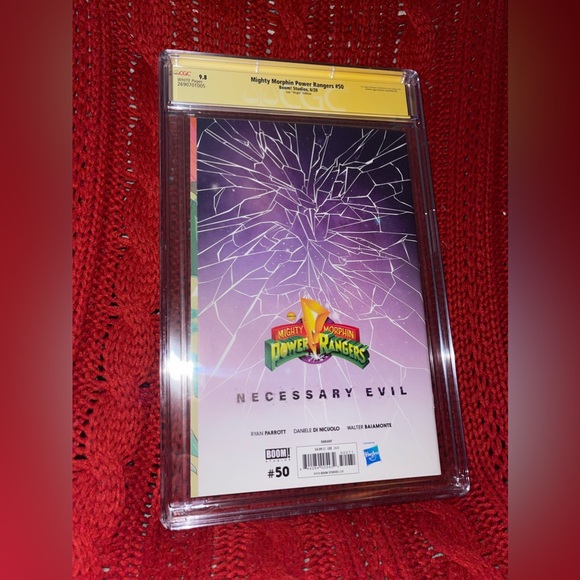 MIGHTY MORPHIN POWER RANGERS CGC SS #50 Lee "Virgin" Variant Double Signed - Picture 3 of 6